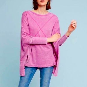 Anthro Anthropologie Oversized Akemi & Kin Pink Sweater XS/S